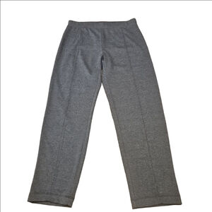 Women's Talbots Petite Gray Black Herringbone Pull-on Trousers SP